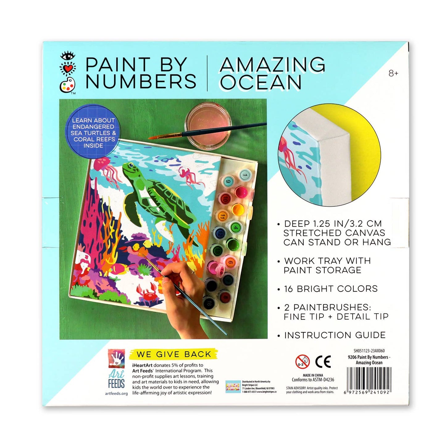 Art Kit (Ages 8+) IHeartArt Paint By Numbers Amazing Ocean