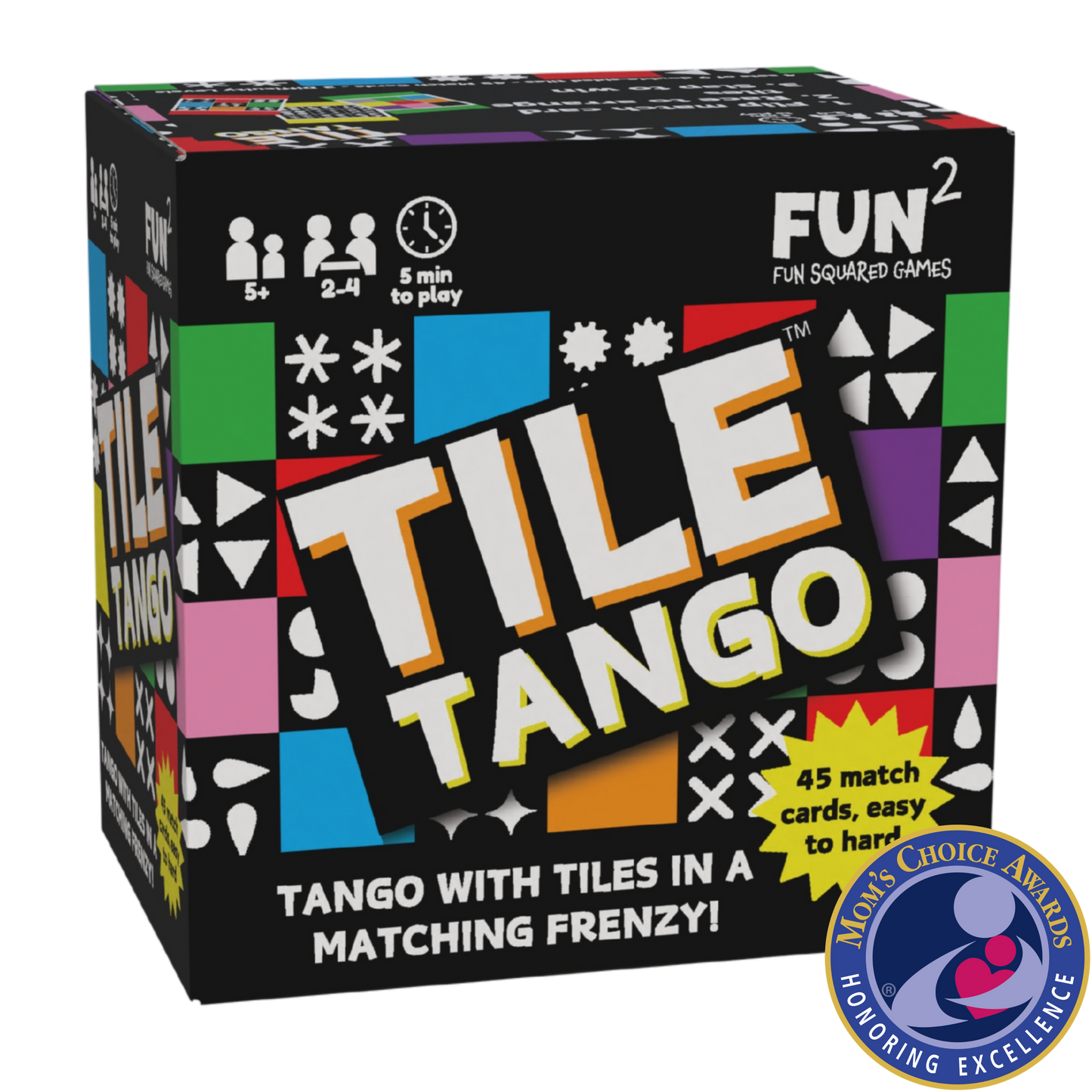 Board Game (Ages 5+) TILE TANGO Speed matching game