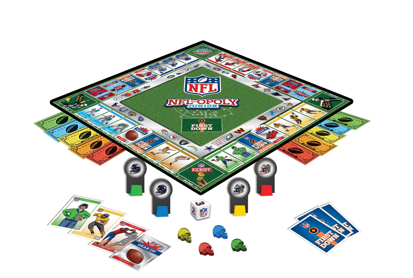 Board Game (Ages 6+) NFL Opoly Junior Board Game
