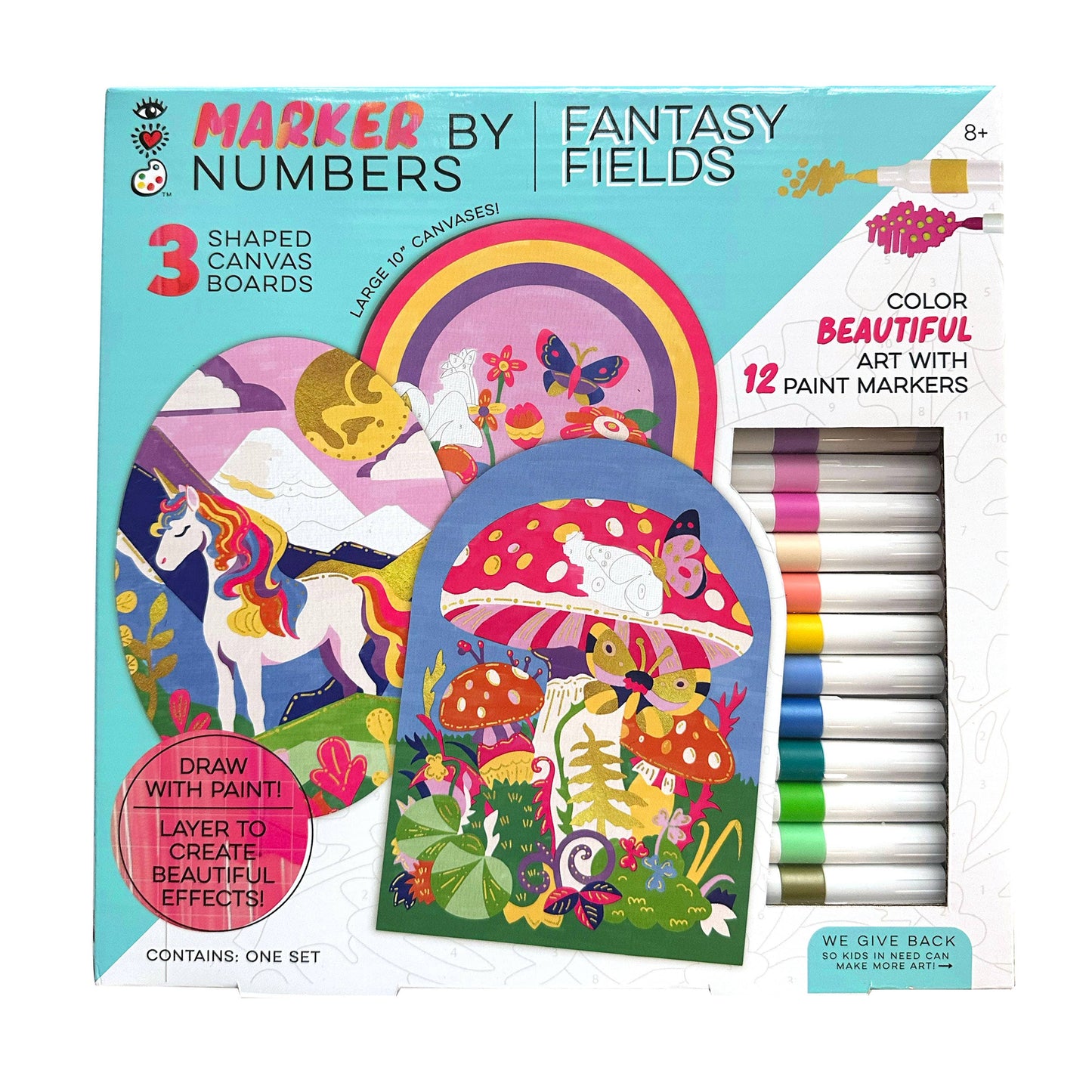 Art Kit (Ages 8+) Marker By Number-Fantasy Fields