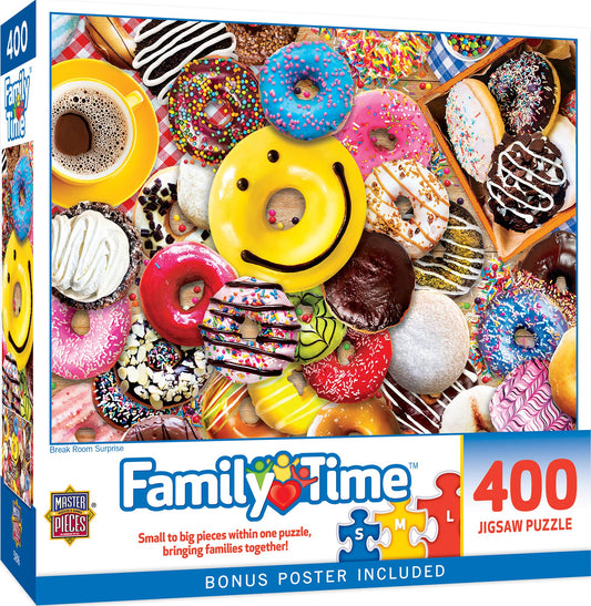 Puzzle (400 pc) Family Time - Break Room Surprise 400 Piece Puzzle