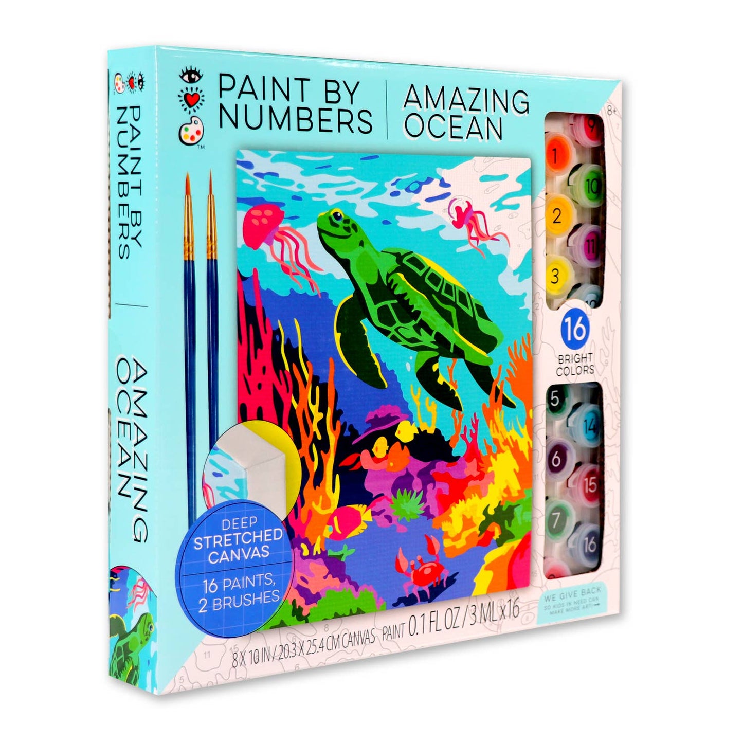 Art Kit (Ages 8+) IHeartArt Paint By Numbers Amazing Ocean
