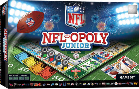 Board Game (Ages 6+) NFL Opoly Junior Board Game
