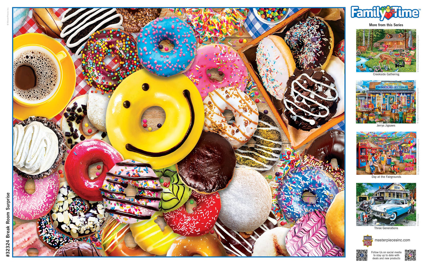Puzzle (400 pc) Family Time - Break Room Surprise 400 Piece Puzzle