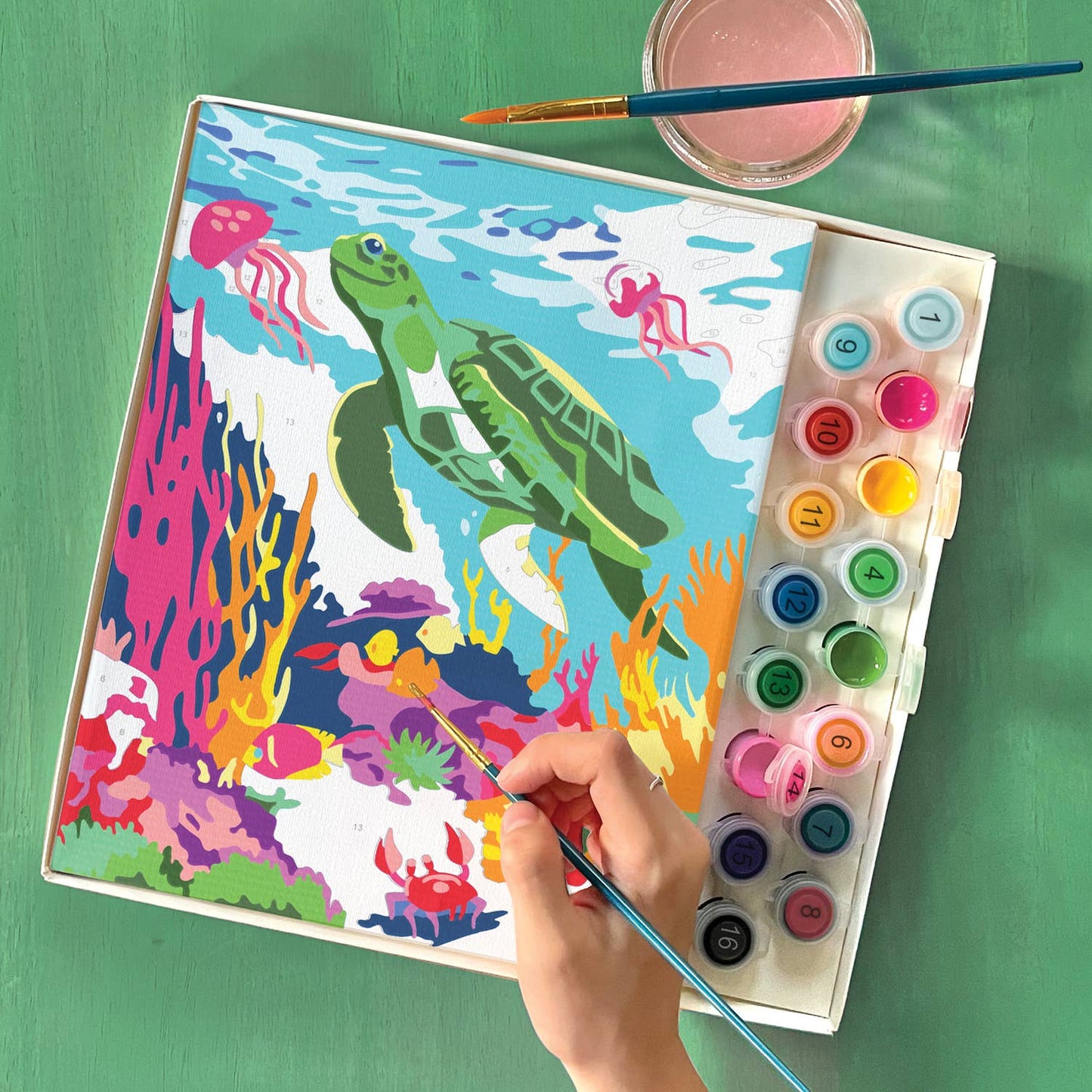 Art Kit (Ages 8+) IHeartArt Paint By Numbers Amazing Ocean