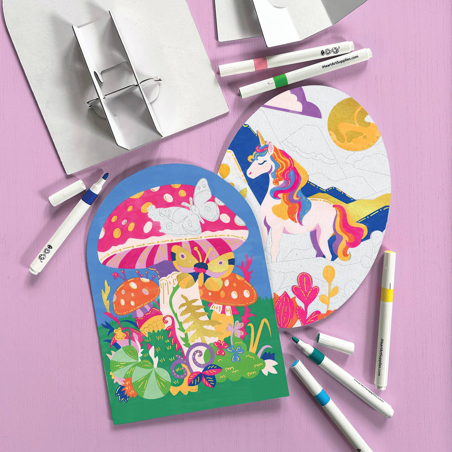 Art Kit (Ages 8+) Marker By Number-Fantasy Fields