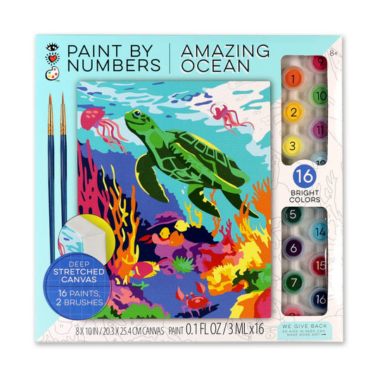 Art Kit (Ages 8+) IHeartArt Paint By Numbers Amazing Ocean