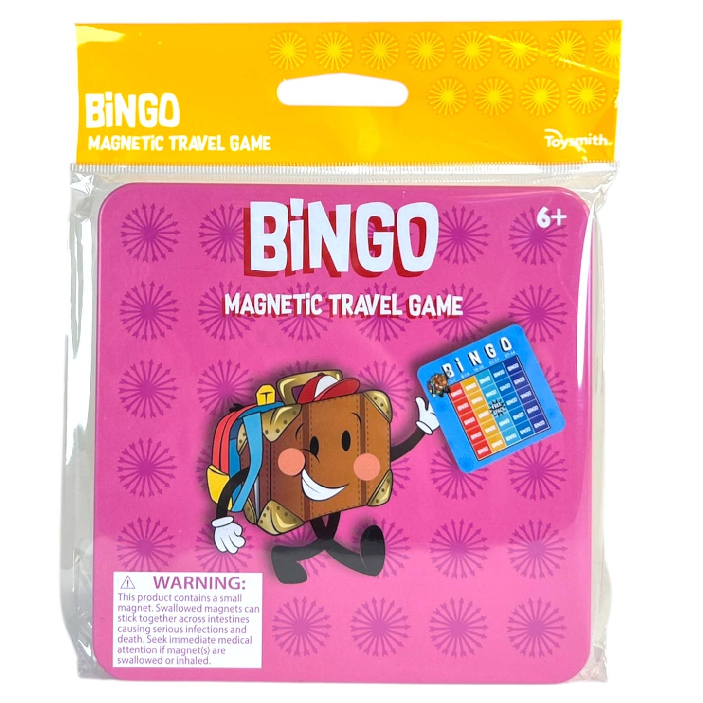 Travel Game (Ages 6+) On the Way Games- Magnetic Bingo, Travel Game