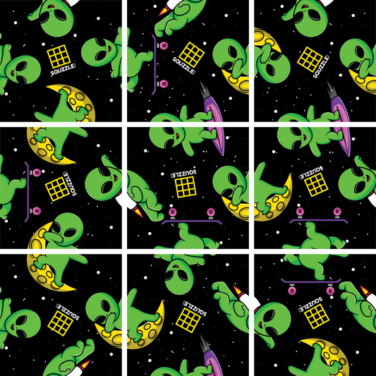Brain Teaser (Ages 5+) Squzzle ALIENS