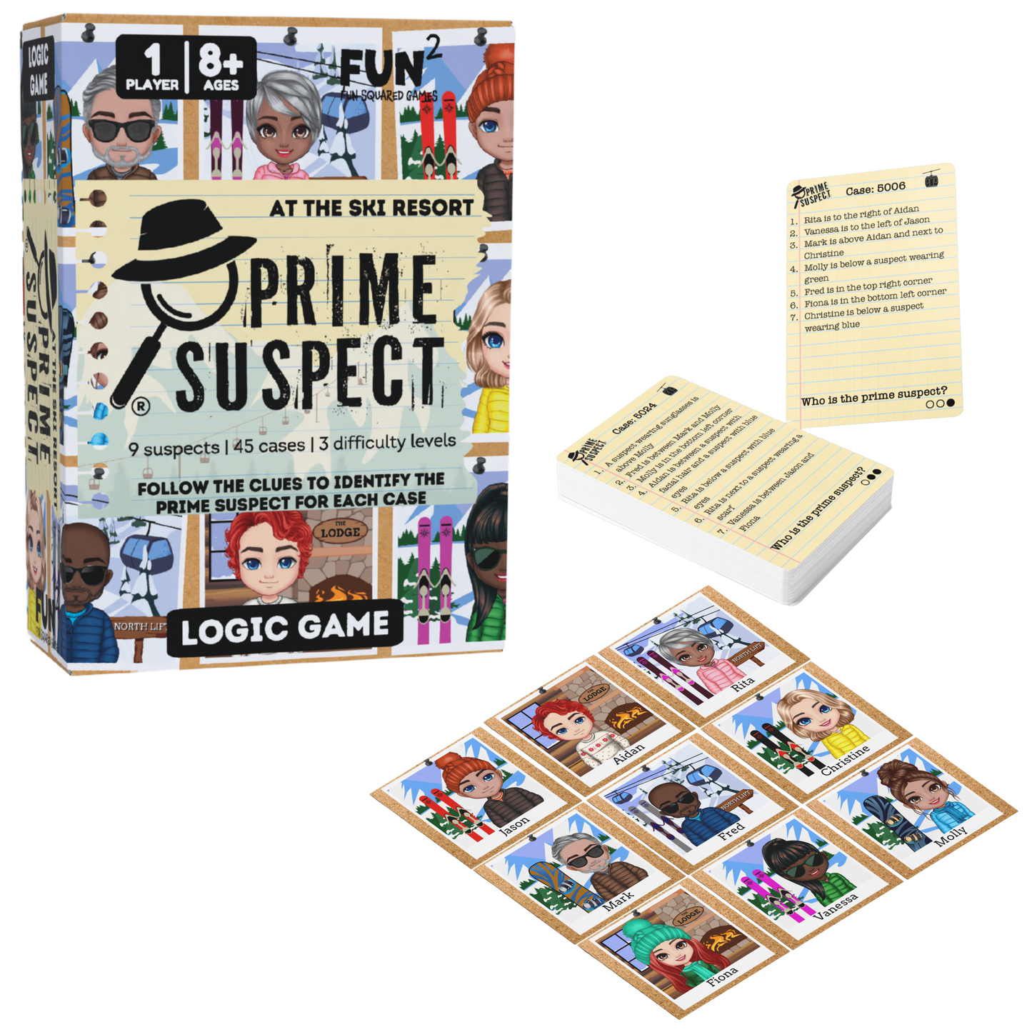 Logic Game (Ages 8+) PRIME SUSPECT: AT THE SKI RESORT
