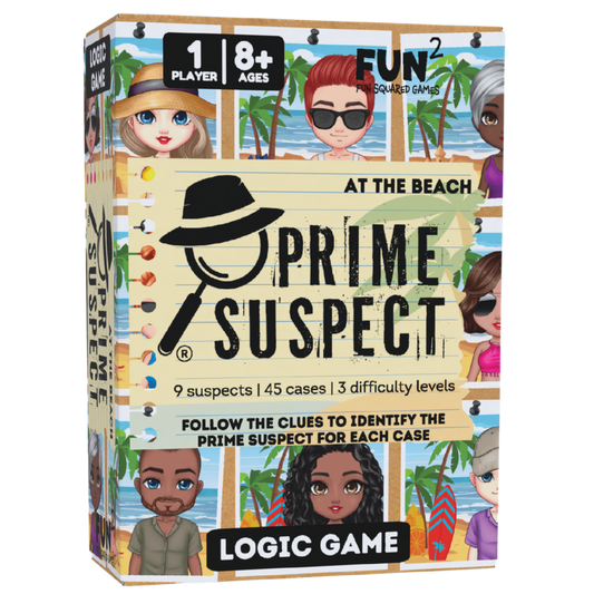 Logic Game (Ages 8+) PRIME SUSPECT: AT THE BEACH