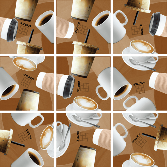 Brain Teaser (Ages 5+) Squzzle COFFEE BREAK