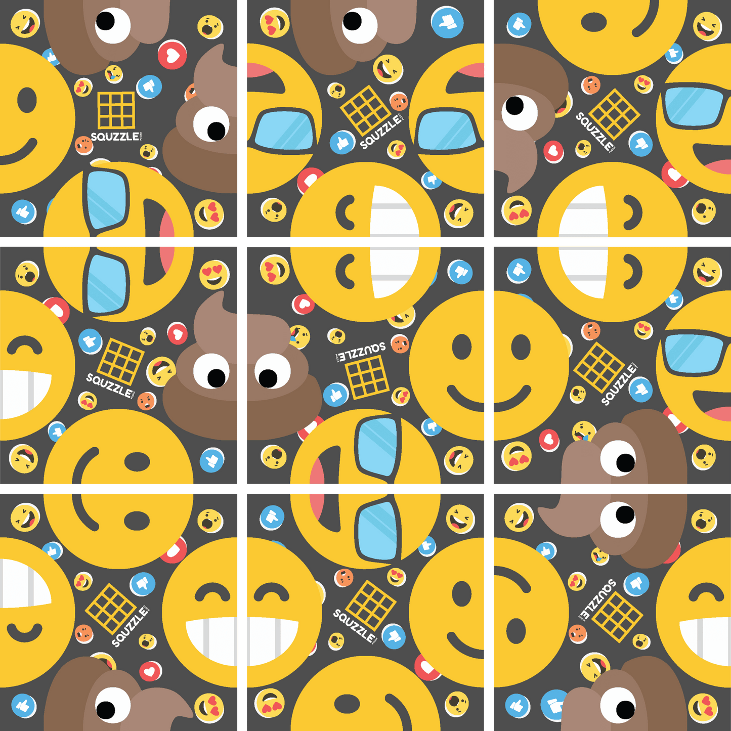 Brain Teaser (Ages 5+) Squzzle EMOJI