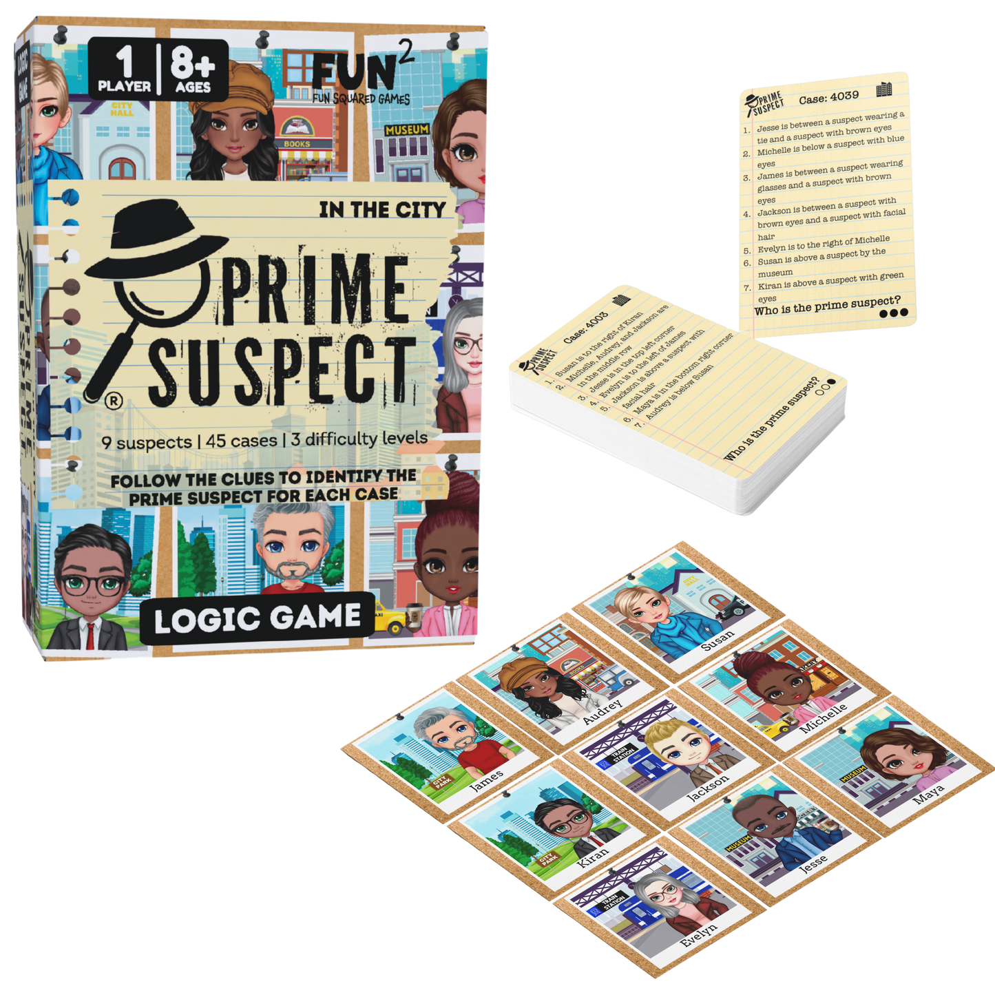 Logic Game (Ages 8+) PRIME SUSPECT: Original