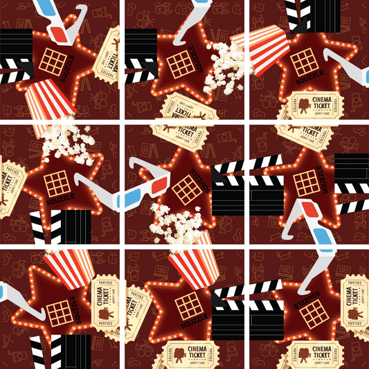 Brain Teaser (Ages 5+) Squzzle MOVIE TIME