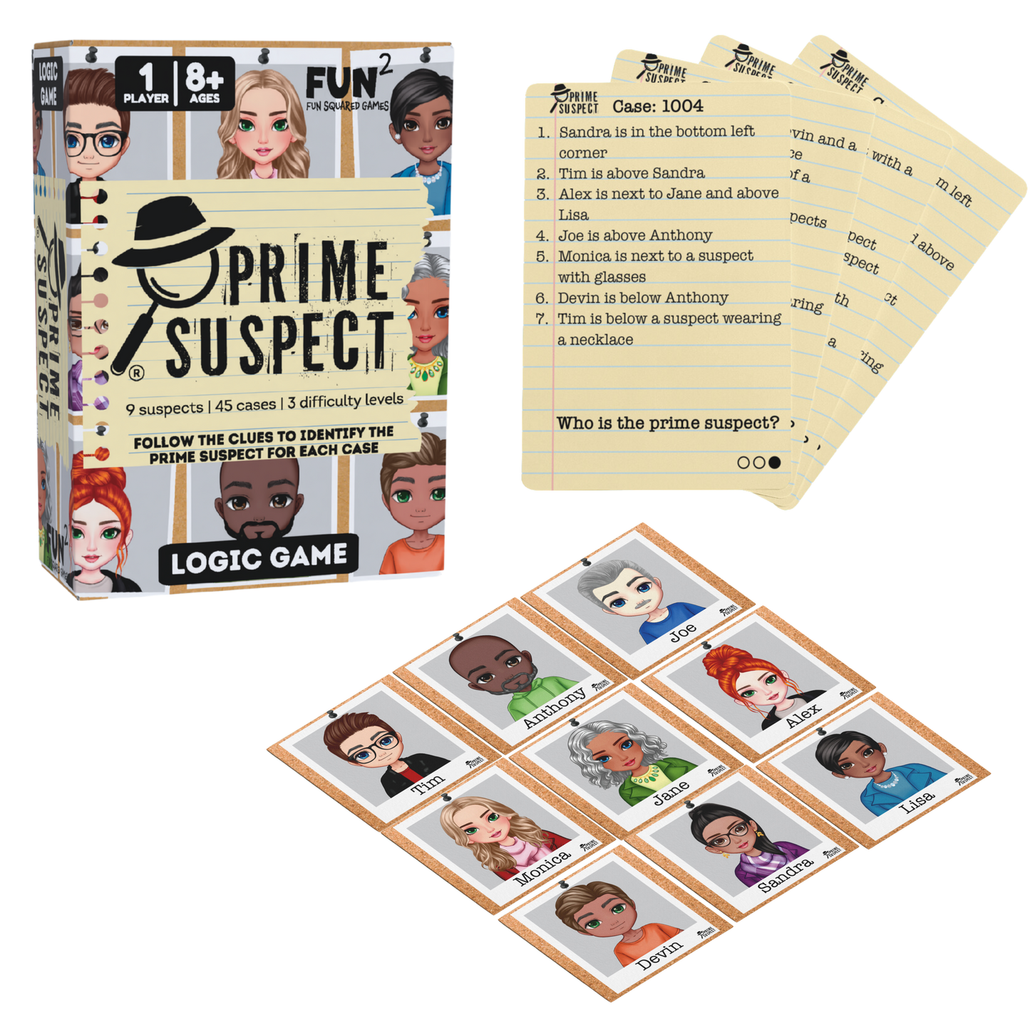 Logic Game (Ages 8+) PRIME SUSPECT: Original