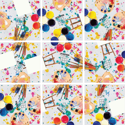 Brain Teaser (Ages 5+) Squzzle PAINTING