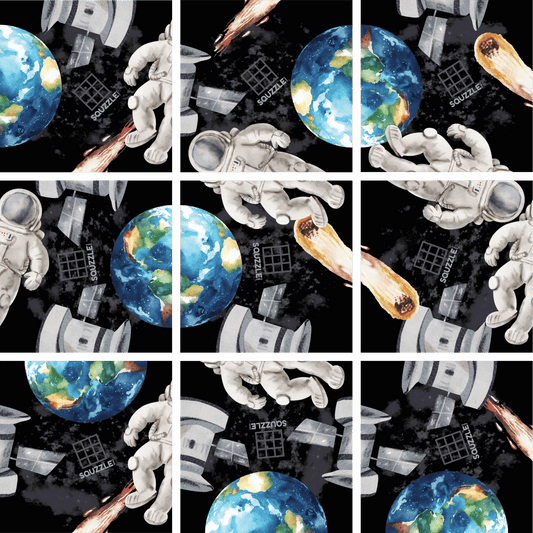Brain Teaser (Ages 5+) Squzzle SPACE EXPLORER