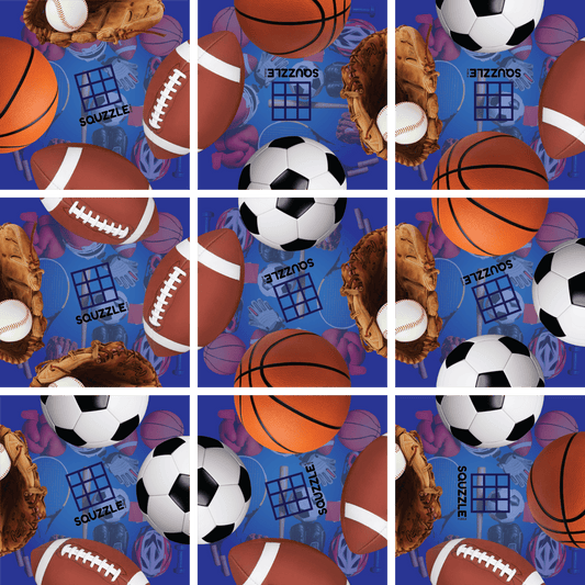 Brain Teaser (Ages 5+) Squzzle SPORTS