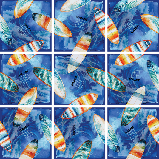 Brain Teaser (Ages 5+) Squzzle SURFBOARDS