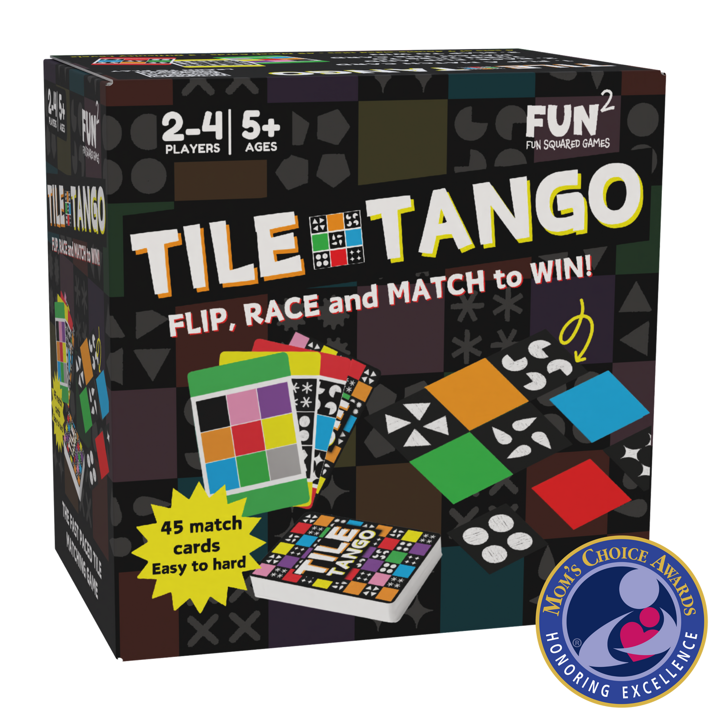 Board Game (Ages 5+) TILE TANGO Speed matching game