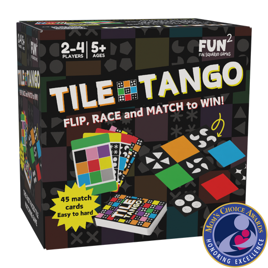 Board Game (Ages 5+) TILE TANGO Speed matching game