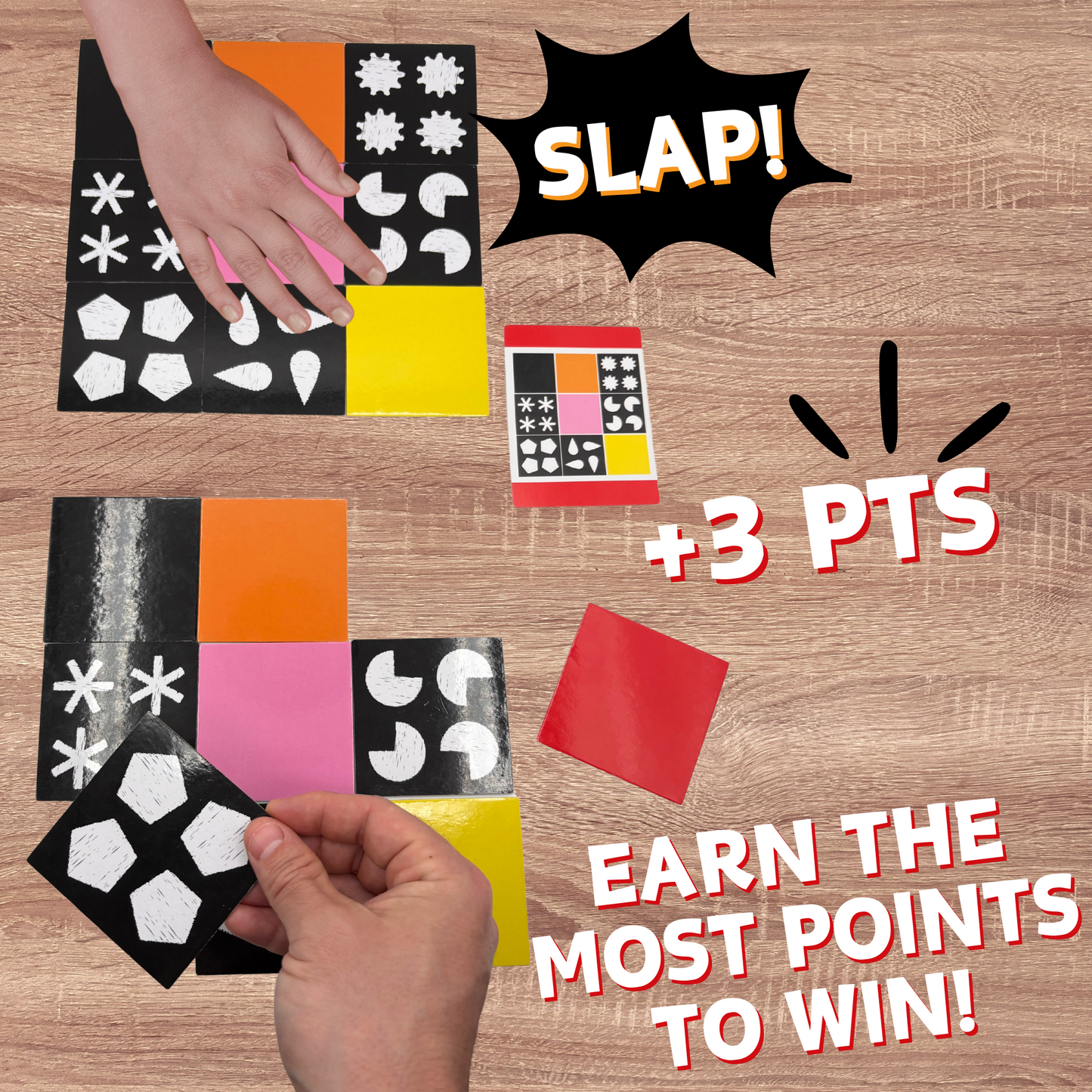 Board Game (Ages 5+) TILE TANGO Speed matching game