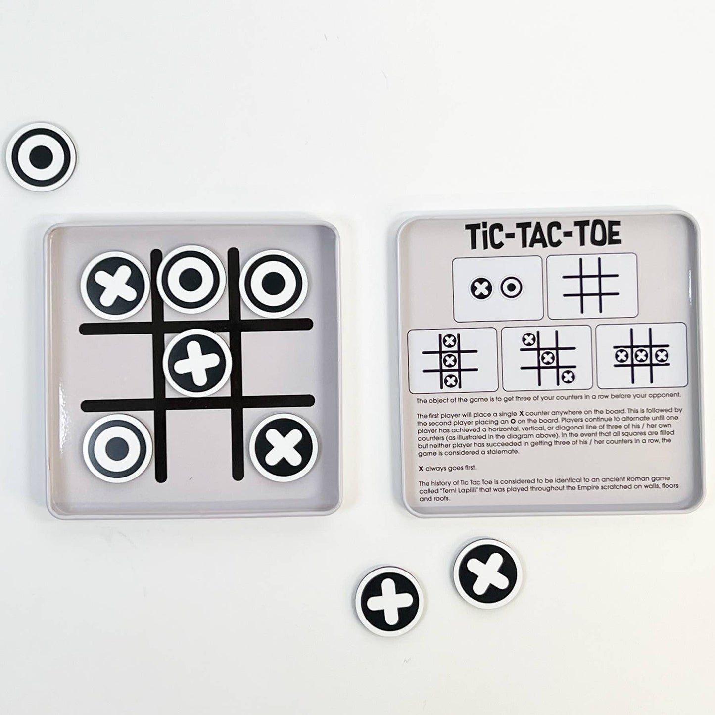 Travel Game (Ages 6+) On the Way Games Goplay Magnetic Tic Tac Toe Travel Game