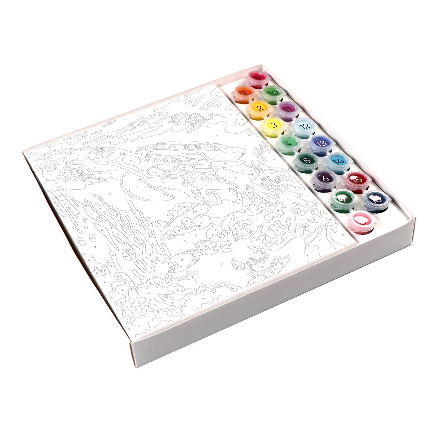 Art Kit (Ages 8+) IHeartArt Paint By Numbers Amazing Ocean