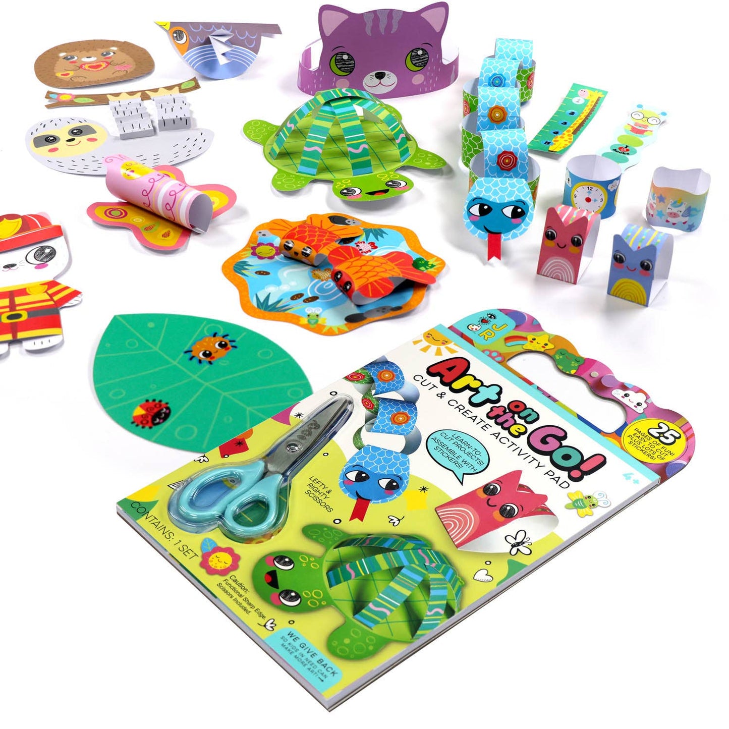 Art Kit (Ages 4+) Art on the Go! Cut & Create